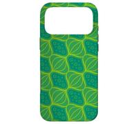 Carcasa para iPhone 17 Pro MAX Green Forest Lime Oval Onion Circle Leaf Floral Pattern