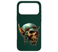 Carcasa para iPhone 17 Pro MAX Green Goblin Core Skeleton Face Men Graphic Halloween Skull