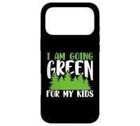 Carcasa para iPhone 17 Pro MAX Green Planet Me Estoy volviendo Verde para el Medio Ambiente de mis Hijos