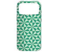 Carcasa para iPhone 17 Pro MAX Green Triangle Hexagon Square Middle East Celtic Pattern