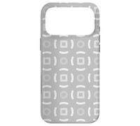 Carcasa para iPhone 17 Pro MAX Grey Charcoal Circle Lines Rings Nordic Scandi Pattern
