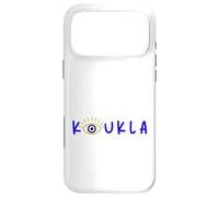 Carcasa para iPhone 17 Pro MAX Griego Koukla Hermosa Mujer en Griego Grecia Mal de Ojo Chica