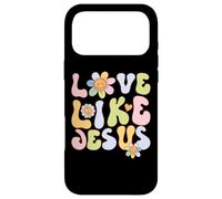 Carcasa para iPhone 17 Pro MAX Groovy Love Like Jesus Religious God Christian Graphic