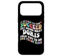 Carcasa para iPhone 17 Pro MAX Groovy si al Principio no Tienes éxito, Intenta Hacer lo Que Doris