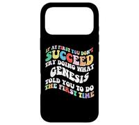 Carcasa para iPhone 17 Pro MAX Groovy si al Principio no Tienes éxito, Intenta Hacer lo Que Genesis