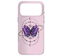 Carcasa para iPhone 17 Pro MAX Grunge Fairycore Witchy Goth Butterfly Fases de la Luna