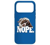Carcasa para iPhone 17 Pro MAX GSP Hunting Dog Sleeping Nope German Shorthaired Pointer
