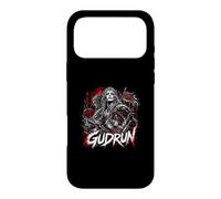 Carcasa para iPhone 17 Pro MAX Gudrun Viking Shieldmaiden Saga de mitología nórdica