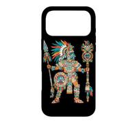 Carcasa para iPhone 17 Pro MAX Guerrero Azteca Códice Mexicano Arte Mesoamericano Tribal Azteca
