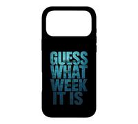 Carcasa para iPhone 17 Pro MAX Guess What Week It Is