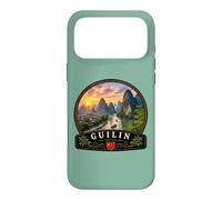 Carcasa para iPhone 17 Pro MAX Guilin China Montañas Karst Li Río Paisaje Viaje Desig