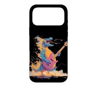 Carcasa para iPhone 17 Pro MAX Guitarra Mecedora de Dinosaurio para Adultos y niños