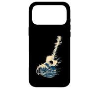Carcasa para iPhone 17 Pro MAX Guitarra Wave Art Japonés Cool Hombres Mujeres Motivo Amante De La M