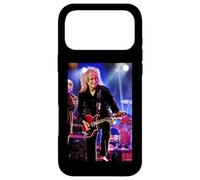 Carcasa para iPhone 17 Pro MAX Guitarrista Brian May Queen & Adam Lambert por Dick Barnatt