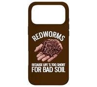 Carcasa para iPhone 17 Pro MAX Gusanos Rojos Porque la Vida es Demasiado Corta para el Cultivo de Gusanos en el Suelo Malo