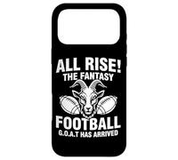 Carcasa para iPhone 17 Pro MAX Ha Llegado All Rise The Fantasy Football Goat, Divertida Cita