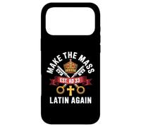 Carcasa para iPhone 17 Pro MAX Hacer de Nuevo católica la Misa Latina