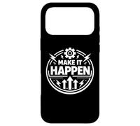 Carcasa para iPhone 17 Pro MAX Hacer Que suceda Declaración de mentalidad de acción impulsada por la ejecución