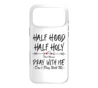 Carcasa para iPhone 17 Pro MAX Half Hood Half Holy, eso Significa Que Reza Conmigo, no juegues a Arrow