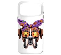 Carcasa para iPhone 17 Pro MAX Halloween Bandana Boxer Dog