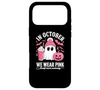 Carcasa para iPhone 17 Pro MAX Halloween Breast Cancer Women in October We Wear Pink
