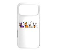 Carcasa para iPhone 17 Pro MAX Halloween Frenchie Bulldog Amante de los Perros Perro Espeluznante Halloween