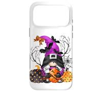 Carcasa para iPhone 17 Pro MAX Halloween Witch with Pumpkin Spider and Bats Funny GNOME