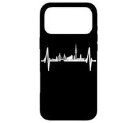 Carcasa para iPhone 17 Pro MAX Hamburgo Silueta corazón Amante de Alemania Hamburg
