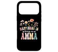 Carcasa para iPhone 17 Pro MAX Happiness is Being an Amma Floral Design Amma Mother's Day