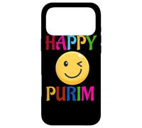 Carcasa para iPhone 17 Pro MAX Happy Purim Costume Funny Jewish Face Mask