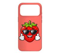 Carcasa para iPhone 17 Pro MAX Happy Strawberry aplaude Summer Cool Vibes