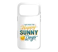 Carcasa para iPhone 17 Pro MAX Happy Sunny Days Sonriente Sol Verano Amante