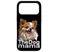 Carcasa para iPhone 17 Pro MAX Happy The Dog Mama Chihuahua Perro Chiwawa de Pelo Largo