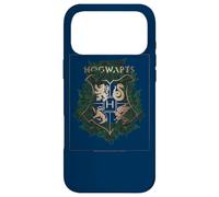 Carcasa para iPhone 17 Pro MAX Harry Potter Hogwarts Green and Gold Floral Crest
