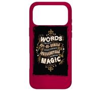 Carcasa para iPhone 17 Pro MAX Harry Potter Words Are Magic
