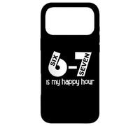 Carcasa para iPhone 17 Pro MAX Haunted by 6-7 Six Seven 67 Sayings 6 7 Numbers 6 & 7 Hours