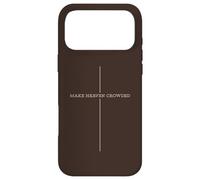 Carcasa para iPhone 17 Pro MAX Haz Que Heaven Crowded Christian Tenga una estética Cruzada Minimalista y Moderna