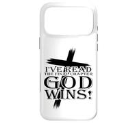 Carcasa para iPhone 17 Pro MAX He leído el capítulo Final Que Dios GANA - Cruz de fe Cristiana