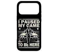 Carcasa para iPhone 17 Pro MAX He pausado mi Juego para Estar aquí Funny Gamer