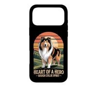 Carcasa para iPhone 17 Pro MAX Heart of a Hero - Rough Collie Spirit Vintage Design
