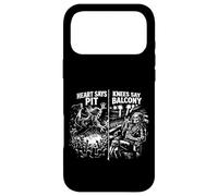 Carcasa para iPhone 17 Pro MAX Heart Says Pit Knees Say Balcony Festival de música Heavy Metal