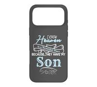 Carcasa para iPhone 17 Pro MAX Heaven Is A Beautiful Place Because They Have My Son