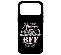 Carcasa para iPhone 17 Pro MAX Heaven Is Beautiful My BFF Memorial Dolor Pérdida