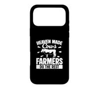 Carcasa para iPhone 17 Pro MAX Heaven Made Cows Farmers Do The Rest Funny Ganaderos