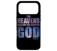 Carcasa para iPhone 17 Pro MAX Heavens Declare Glory of God Christian Creation Psalm 19:1