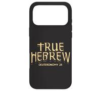 Carcasa para iPhone 17 Pro MAX Hebreo Israelita Verdadero Hebreo Deuteronomio 28 Religión judía