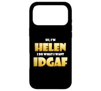 Carcasa para iPhone 17 Pro MAX Helen Joke Idgaf Meme Funny Halloween Costume For Helens