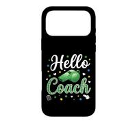Carcasa para iPhone 17 Pro MAX Hello Coach Silbato Plaid Sports Mentor Design