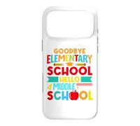 Carcasa para iPhone 17 Pro MAX Hello Middle School, Goodbye Elementary School 2026 Last Day