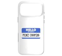 Carcasa para iPhone 17 Pro MAX Hello My Name Is Prince Charming Disfraz fácil de Halloween Divertido